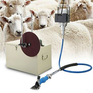 220V Electric Shearing Machine Clipper Shears For Sheep Goats Farm 360°Rotate US