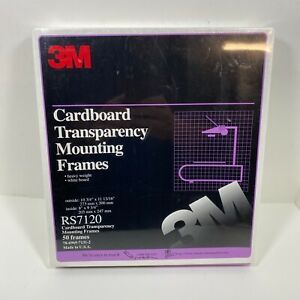 New SEALED Box of 50 3M Cardboard Transparency Mounting Frames RS 7120 / 9070