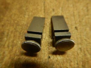 VINTAGE STARRETT KEYWAY KEY SEAT RULE CLAMPS MACHINIST TOOLING