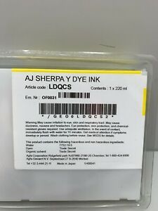 AGFA SHERPA 44M DYE INK YELLOW 220ML INK- SAME AS EPSON 9600 - NEW/UNUSED