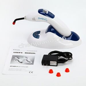 Denjoy Bluephase Dental Cordless LED Lamp Curing Light Orthodontics W/Lightmeter