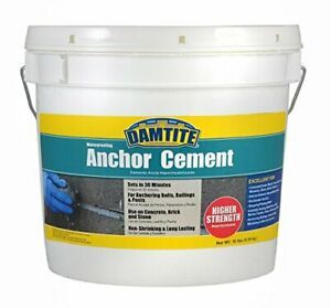 Damtite 08121 Gray Anchor Cement, 10 lb. Pail