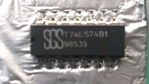 SGS Thomson IC T74LS74B1 DIP-14