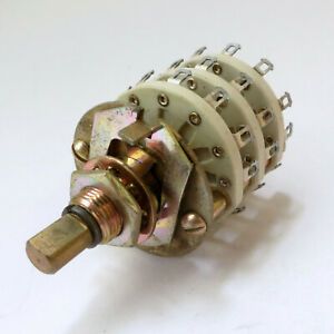 Oak 7 position 3 pole ceramic rotary switch