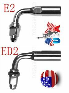 10 pcs Dental Ultrasonic Scaler Tip Endo Tips Fit DTE SATELEC/EMS ED2/E2 mh