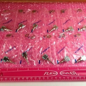 10 pcs - ALCO SWITCH MPA-106F Momentary SPDT PUSH BUTTON SWITCH  125V 6A