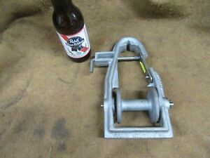 Lemco M1070-1 Wire Pulley,Feeder Blocks,(1)ea,Alum. Roller,USA~NICE#L7.10.21