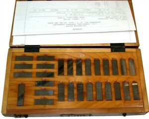 Webber 28 Piece Thin Block Set with case .010&#034;- .100&#034;