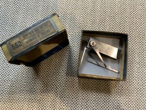 Vintage Starrett # 599-552 Die Makers Square w Straight &amp; Offset Blades