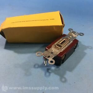 Hubbell Toggle Switch, WS896 SPEC, 120V, 20A, 277V FNOB
