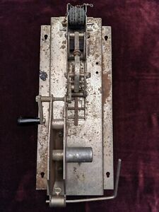 Device for printing stickers on continuous roll. Vintage 1963 Charles B. Huppert