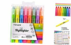 Gel Highlighter, Bible Highlighter, Crayon Highlighter 8 Assorted Colors