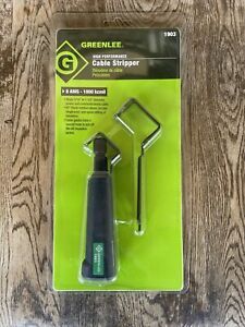 GREENLEE - 1903 - CABLE STRIPPER NEW - 8AWG to 1000kcmil  Strips 3/16-1 1/2