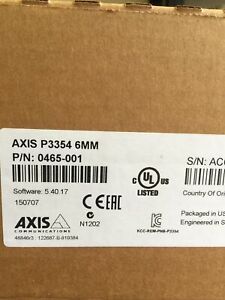 Axis 0465-001 P3354 6mm Fixed Dome Network Camera