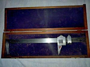 Brown &amp; Sharpe Caliper No 570 13&#034; Vernier Outside Inside