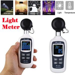 Handheld Luxmeter Light Meter 200000 Lux Illuminometer Luminometer Photometer.