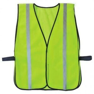 Ergodyne GLowear 8020HL Non-Certified Vest Lime Yellow w/ Reflective Stripes