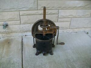 Antique Enterprise 6 quart Sausage Stuffer/Juicer/Lard Press for parts