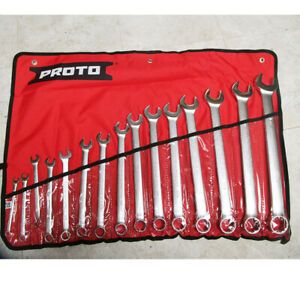 PROTO J1200FASD Combination Wrench Set 15pc 12 point Made in USA