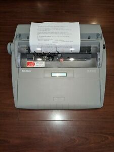 Brother SX-4000 Portable Electronic Typewriter W/LCD Digital Display - TESTED