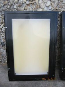 Schult Black Movie Theater illuminated one sheet poster Case!