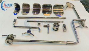 Omni Tract Surgical Table Mounted Abdominal Retractor with blades, clamps Set