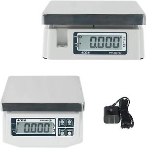 Visiontechshop ACOM PW-200 Digital Portion Control Scale, Dual Display, Lb/Oz/Kg