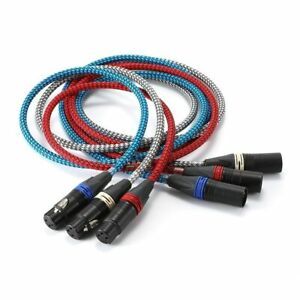 1Pcs fever XLR male and female balanced audio microphone cable Canare mixer HiFi