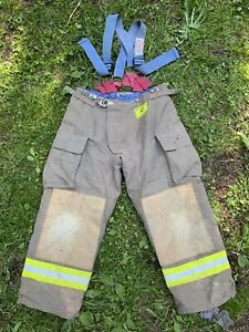 Morning Pride Fire Fighter Turnout Pants 36x29 Bunker Gear (2774)