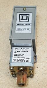 Square D 9012GNG5 industrial pressure switch - range 3 to 150 psi - New