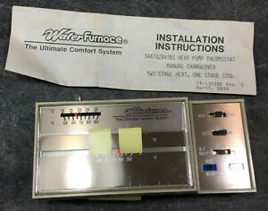 Water Furnace Heat Pump Thermostat vintage New Old Stock cool