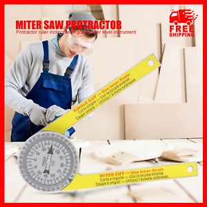 Miter Saw Protractor Angle Finder Arm Perfect Calibration Tool Measuring Ruler