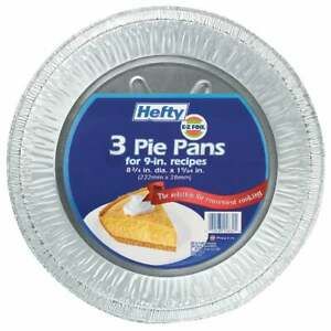EZ Foil 8-3/4 In. Deep Pie Pan (3-Count) Z90834  Pack of 12