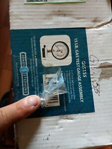 Jones Stephens 15 lb. Gas Test Gauge Assembly G65155 New