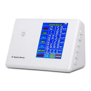 Air Quality Monitor YVELINES Air Quality Tester for CO2 FormaldehydeHCHO TVOC