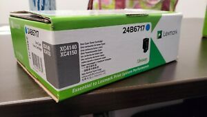 NEW Genuine Lexmark 24B6717 Cyan Toner Cartridge for XC4140/4150