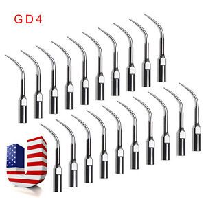 20x USA Dental Ultrasonic Piezo Scaler Tips fit DTE SATELEC Handpiece GD4 USA