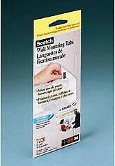 3M Company Mmm7225 Wall Mounting Tabs 480Ea.-1/2 Inch X 3/4 Inch