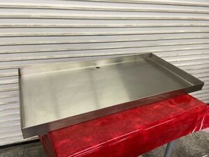 45x22 Stainless Steel Trough Counter Top Ice Drain Tray Restaurant Grade #6402