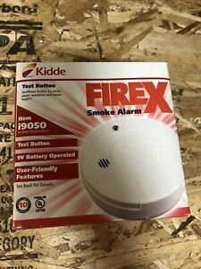 FIREX I9050 CEILING MOUNT SMOKE DETECTOR SENSOR, 9V BATTERY OPERATED
