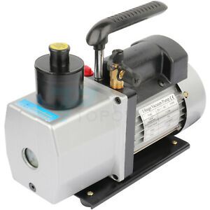 7CFM 1/2HP Vacuum Pump Rotary Vane Deep HVAC AC Air Tool Degassing Single Stage
