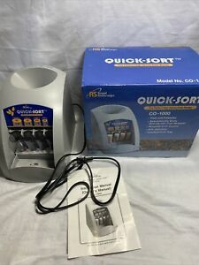 Royal Sovereign CO-1000 Electric Coin Counter/Sorter Anti-Jam Technology
