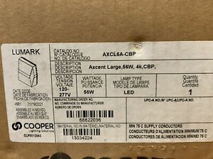 Cooper Lighting Lumark AXCL6A-CBP Accent Large 56W 4K CBP 120-277v LED W Battery