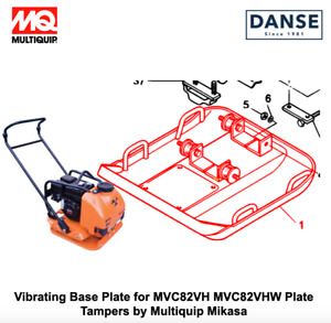 Vibrating Base Plate for MVC82VH Plate Tampers by Multiquip 419119550 419119554