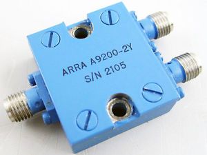 ARRA A9200-2Y SMA 2 WAY NARROW BAND POWER DIVIDER COMBINER