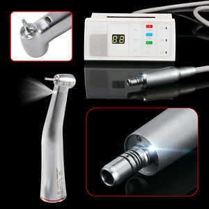 Dental Brushless LED Electric Motor 1:1/16:1/1:5 + Fiber Optic Handpiece YBB Ca