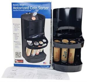 NEW Open Box  Magnif  Money Miser  Motorized Coin Sorter  Tested Works   FAST!