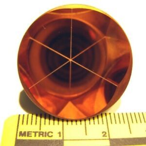 L/4 1 Inch K9 Corner Cube Prism Copper Coating 25.4mm Trihedral Retro Reflector
