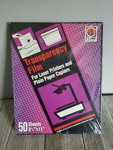 C-Line Clear Transparency Film For Laser Printers Copiers and Overhead Projector