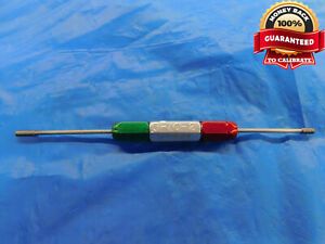 5 40 UNC 2B EXTRA LONG THREAD PLUG GAGE #5 .125 GO NO GO P.D.&#039;S = .1088 &amp; .1121